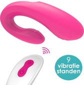 Tease Me® Double Pleasure Vibrator met Afstandsbediening - Waterproof - Discreet bezorgd - Clitoris stimulator - Koppel vibrator - Vibrators voor vrouwen