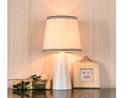 TafelLamp Modern Wit IJzer 41 cm  - Valott Papu