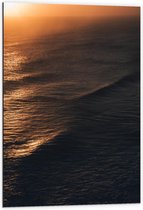 Dibond - Zee tijdens Zonsondergang - 60x90cm Foto op Aluminium (Met Ophangsysteem)