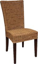 Pippa Design Eetkamerstoel - rotan - bruin