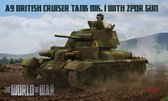 1:72 IBG Models WAW011 A9 British Cruiser Tank Mk.I with 2 pdr Gun Plastic Modelbouwpakket