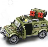 MW35 - Russische Gaz Tigr 4x4 - 269 onderdelen en 2 mini-figuren - WW2 Bouwstenen - Lego fit - WW2 - Soldaten - Militair - Tank - Army - Bouwstenen - Wapens - Geweren - Brick - Twe