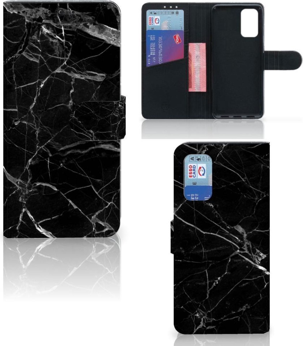 Samsung Galaxy A32 4G Bookcase Marmer Zwart - Origineel Cadeau Vader
