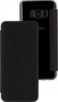 Samsung Galaxy S8 Hoesje - Mobilize - Gelly Booklet Slim Serie - Kunstlederen Bookcase - Zwart - Hoesje Geschikt Voor Samsung Galaxy S8
