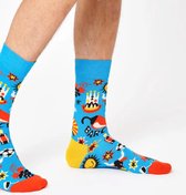 Happy Socks Barcelona Sok | Limited Edition | Blauw | Maat 41-46 | Gechikt als huissok en als dressed sok
