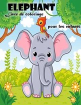 Livre de coloriage d'elephants pour les enfants de 3 a 6 ans