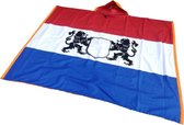 Picknickkleed waterafstotend - 190x150 cm - met Capuchon - Juichkleed - Festivalkleed - Nederlandse vlag