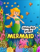Mermaid coloring book for Kids