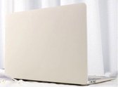 Macbook Hoes Case - Hard Cover voor Macbook Air 13 inch (modellen t/m 2017) A1369/A1466 - Laptop Cover - Beige