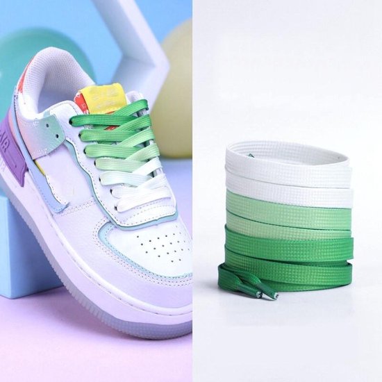 Gevlochten veters Wit/Goud - Customs by BB