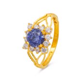 Dames ring Eva blauw