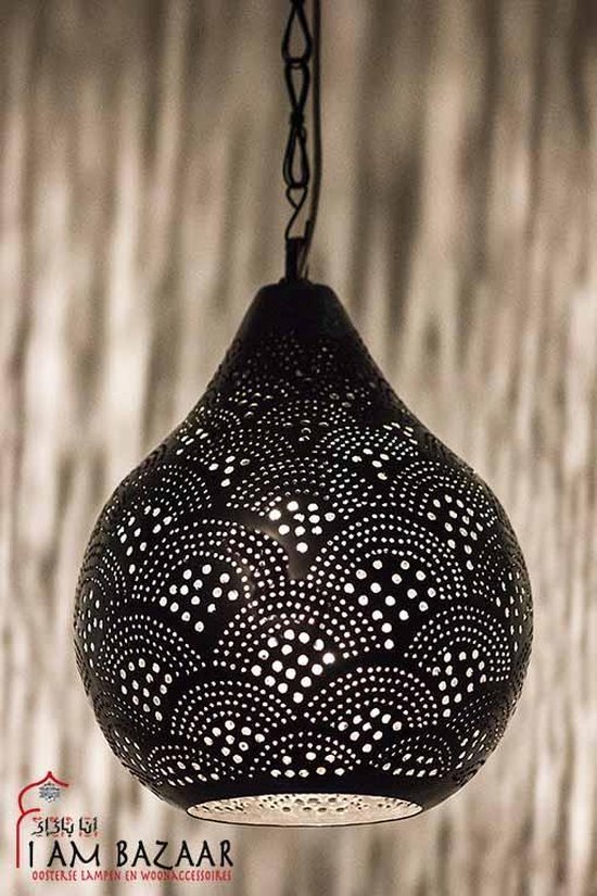 Oosterse hanglamp in donkere koper kleur - Handgemaakt - Authentiek -  Egyptische -... | bol