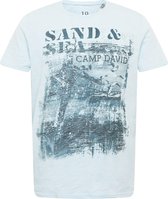Camp David shirt Duifblauw-L