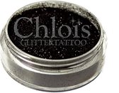 Chloïs Glitter Black 20 ml - Chloïs Cosmetics - Chloïs Glittertattoo - Cosmetische glitter geschikt voor Glittertattoo, Make-up, Facepaint, Bodypaint, Nailart - 1 x 20 ml