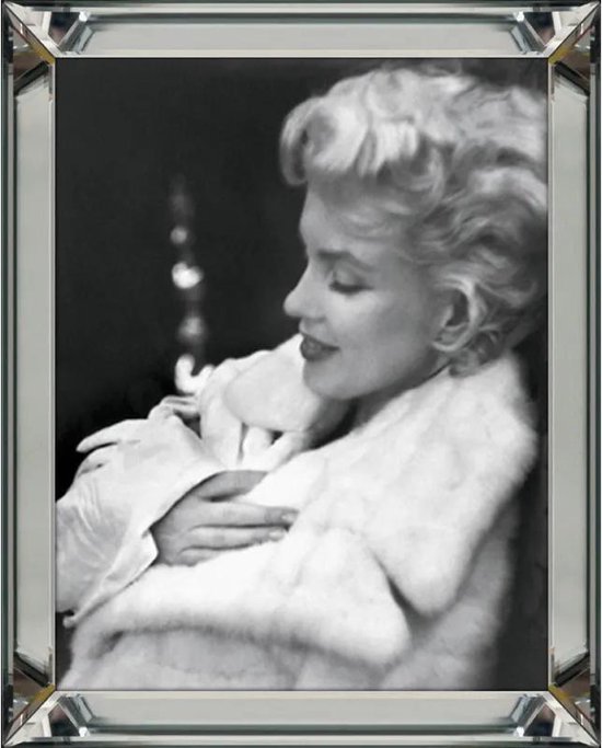 Draak uitspraak Maladroit By Kohler Fotolijst/schilderij glas/zilver 40x50x4.5cm Marilyn Monroe  (107547) | bol.com