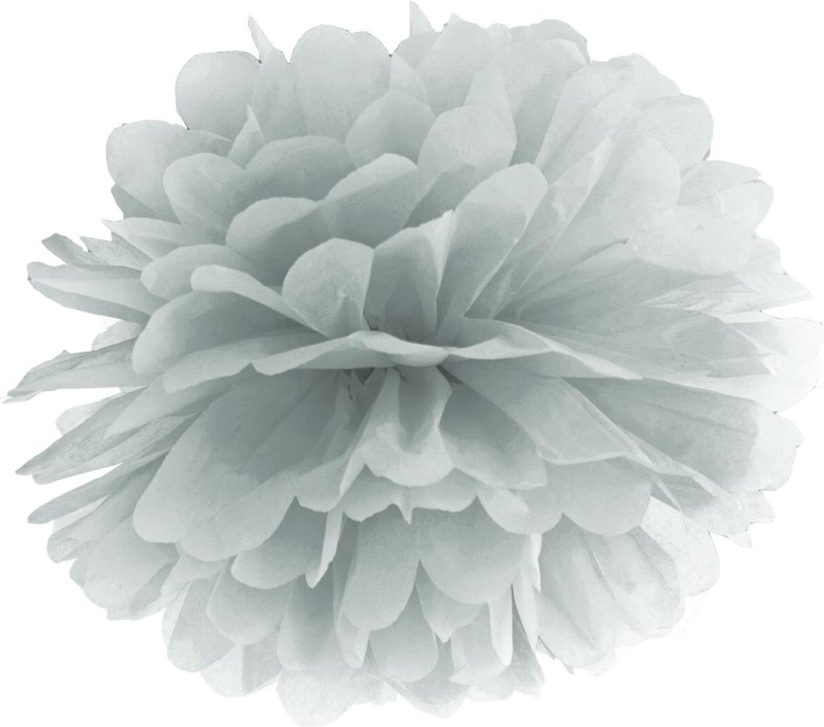 Pompon Zilver 35cm