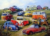 Denza - Diamond painting oldtimers Citroen 40 x 50 cm volledige bedrukking ronde steentjes direct leverbaar - car - auto,s - klassieker - old timer -