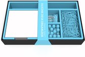Quattro Colori Bureau Organizer / Pennenbak Azuurblauw