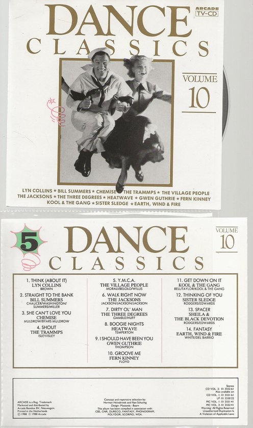 Original DANCE CLASSICS Volume 10 ARCADE - Lyn Collins, The Trammps, Earth Wind & Fire