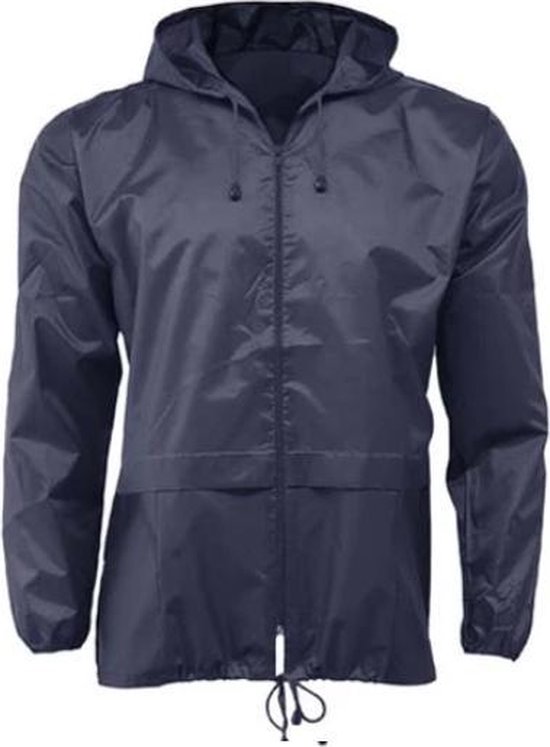 JC Blue Rainy Days - Lichte Navy Regenjas - Maat XXL