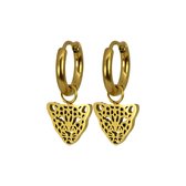 Etos x BiSjU Jewellery Oorbellen met Luipaard Gold Plated - Stainless Steel