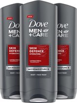 Dove Men+Care Hydraterende Showergel - 3 x 250ml - Voordeelverpakking