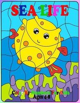 Sea Life Color By Numbers For Kids
