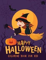 Happy Halloween Coloring Book For Kid