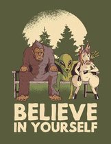 Believe in Yourself: Funny Coloring Book of Mythological Creatures