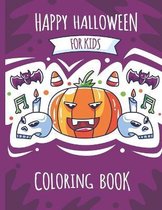Happy Halloween for kids Coloring book