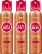 L'Oréal Paris Sublime Bronze Express Pro Zelfbruinende Spray Multi Pack - 3 x 150 ml