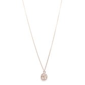 Karma Coin Roseplated Ketting  (Lengte: 38.00-45.00 cm) - Roségoud