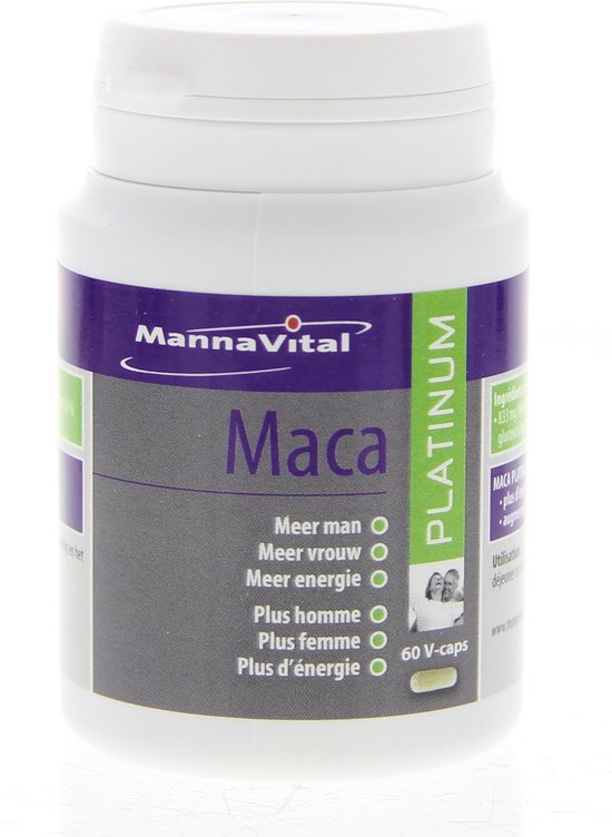 Mannavital Maca Platinum 60 Capsules
