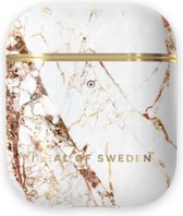 iDeal of Sweden AirPods Case Print voor 1st & 2nd Generation Carrara Gold