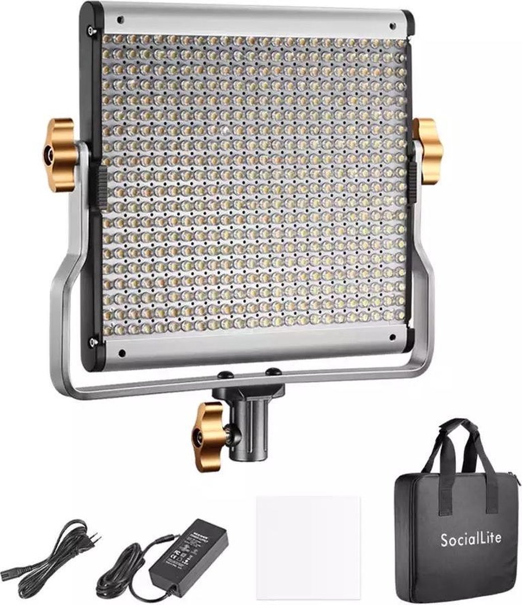 Neewer dimbaar LED paneel | Professionele video lamp | Studio videolight | 480  LED lamp | bol.com