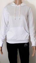 Hoodie dames trui met capuchon lente/zomer trui wit maat XS