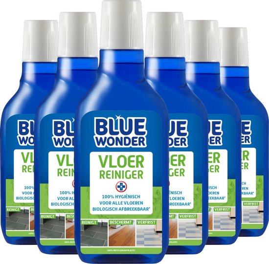 Blue Wonder Vloer-reiniger Voordeelverpakking - 6x 750 ml