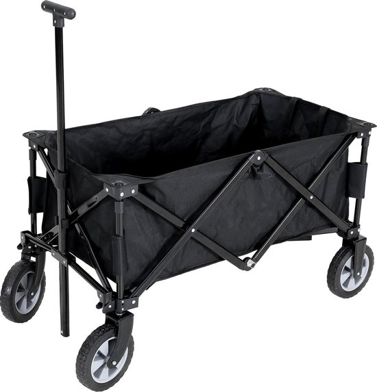 Bolderkar van WDMT™ - 88 x 47 x 55 cm - Opvouwbare bolderkar inclusief draagtas - Zwart van WDMT™ — afbeelding 2