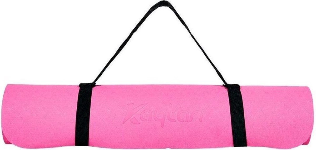 Yogamat Kaytan- 173 x 58 x 0,6 cm - Roze