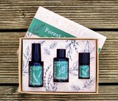 Forest Walk Set van Oshadhi, kamerspray, massageolie en essentiële olie blend, moederdagtip