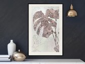 Poster - Ornamented Monstera-30x45