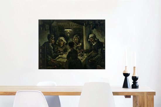 Potato Eaters - peinture de Vincent van Gogh 80x60 cm