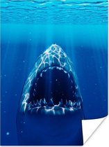 Le requin montre ses dents 60x80 cm