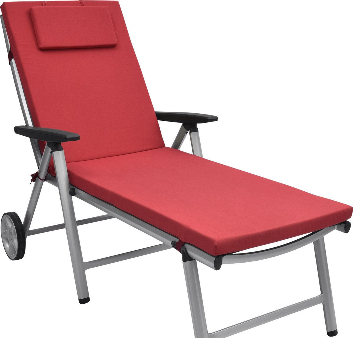 Bjird Kussen, ligkussen voor tuinligstoel 200 x 55 x 8 cm, bekleding voor zonnestoel en ligstoel, gewatteerd - grijs (asgrijs Bjird Kussen, ligkussen voor tuinligstoel 200 x 55 x 8 cm, bekleding voor zonnestoel en ligstoel, gewatteerd - grijs (asgrijs