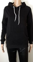 Hoodie - Sweater Capuchon - Heren & Dameshoodie - Unisex - Trui Met Capuchon Lente/Zomer Trui Zwart Maat S