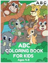 ABC COLORING BOOKS For Kids Ages 4-8