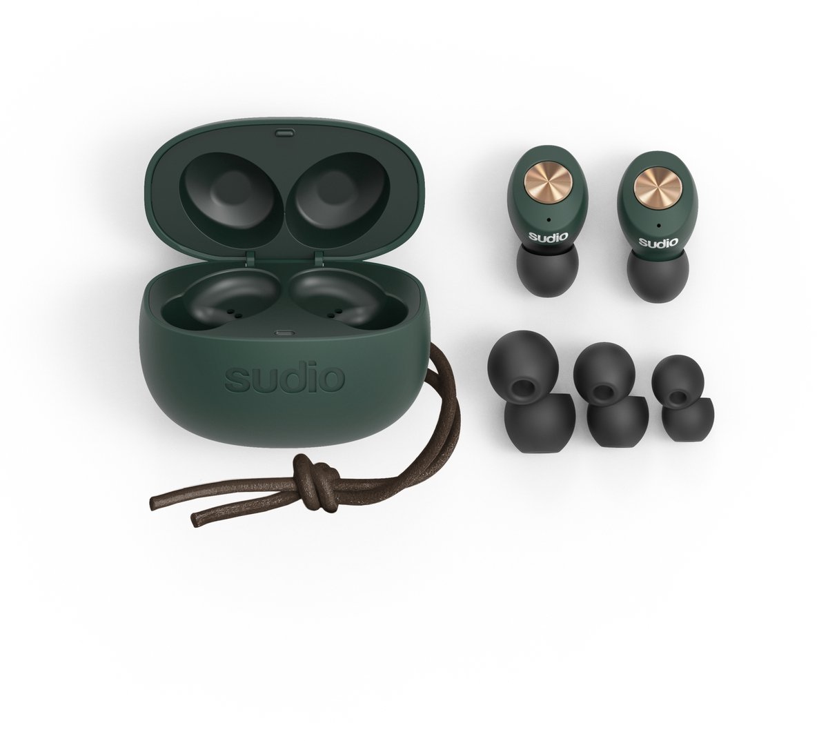 Sudio Tolv Draadloze In-Ear Mic - Groen