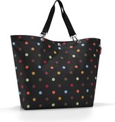 Reisenthel Shopper XL Sac de Plage - Shopper - 35L - Dots Noir