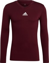 adidas - Team Base Tee - Rode Ondershirts - M - Rood