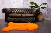 Oranje Texel Schapenvacht XL Skéépe 100% Echt Texelse Schapenvachten Vloerkleed Dierenvellen